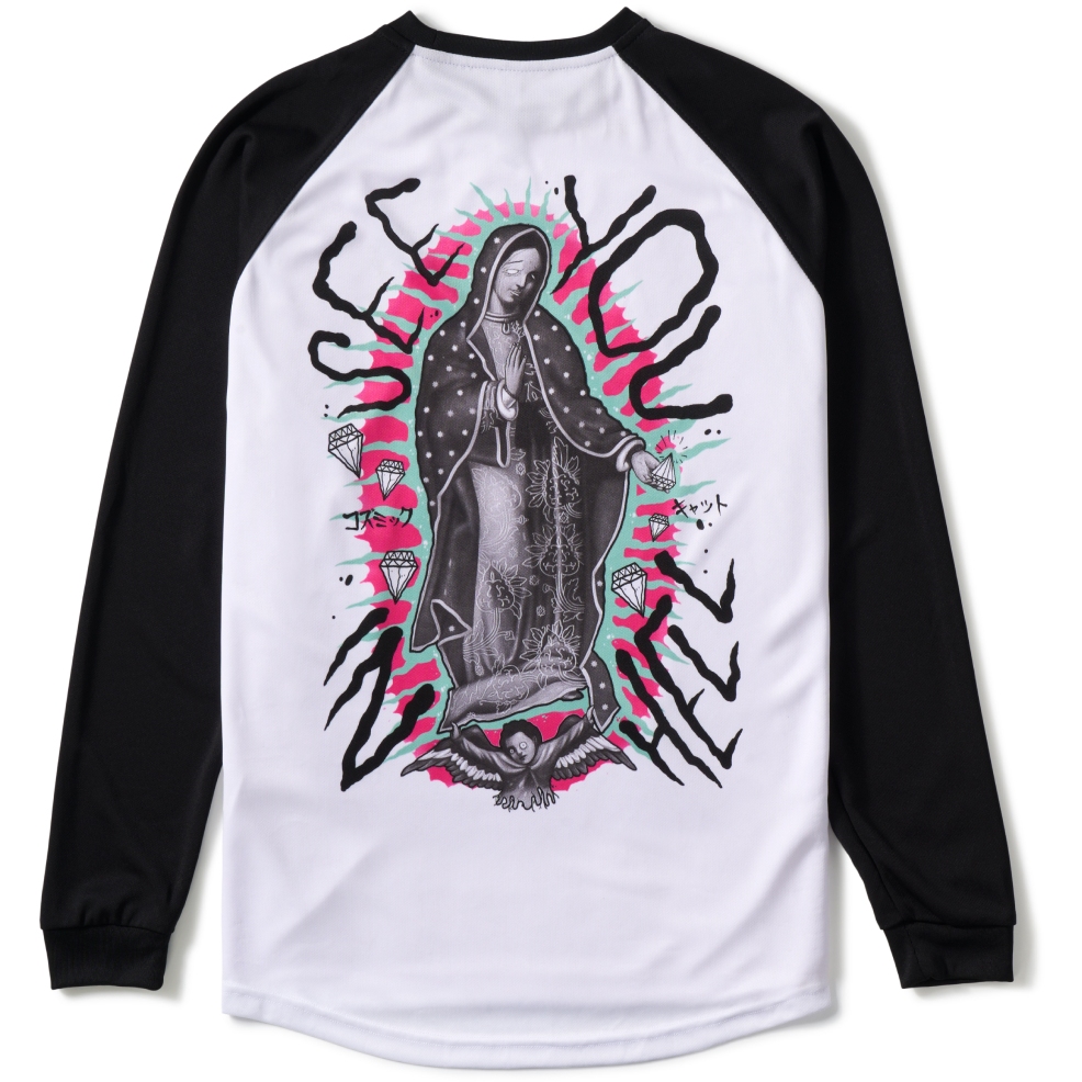 Image of Loose Riders Fast As F*ck Long Sleeve Jersey Men - See You In Hell White