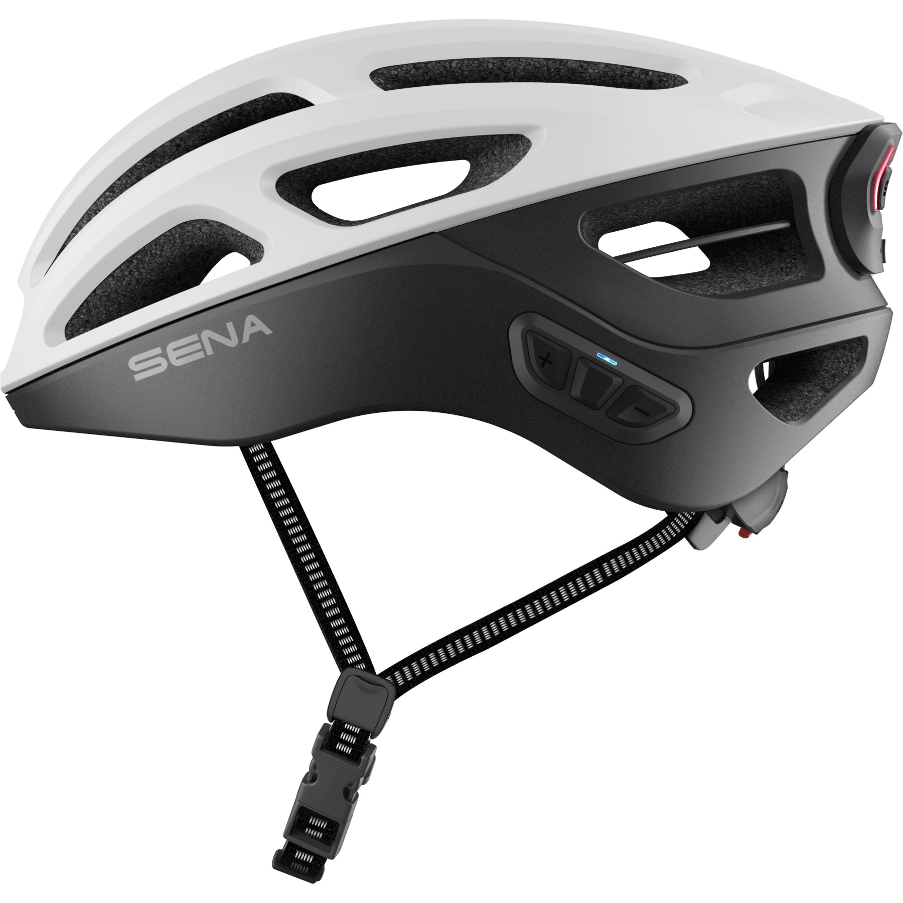 Picture of SENA R1 EVO Smart Cycling Helmet - without FM Radio - Matte White