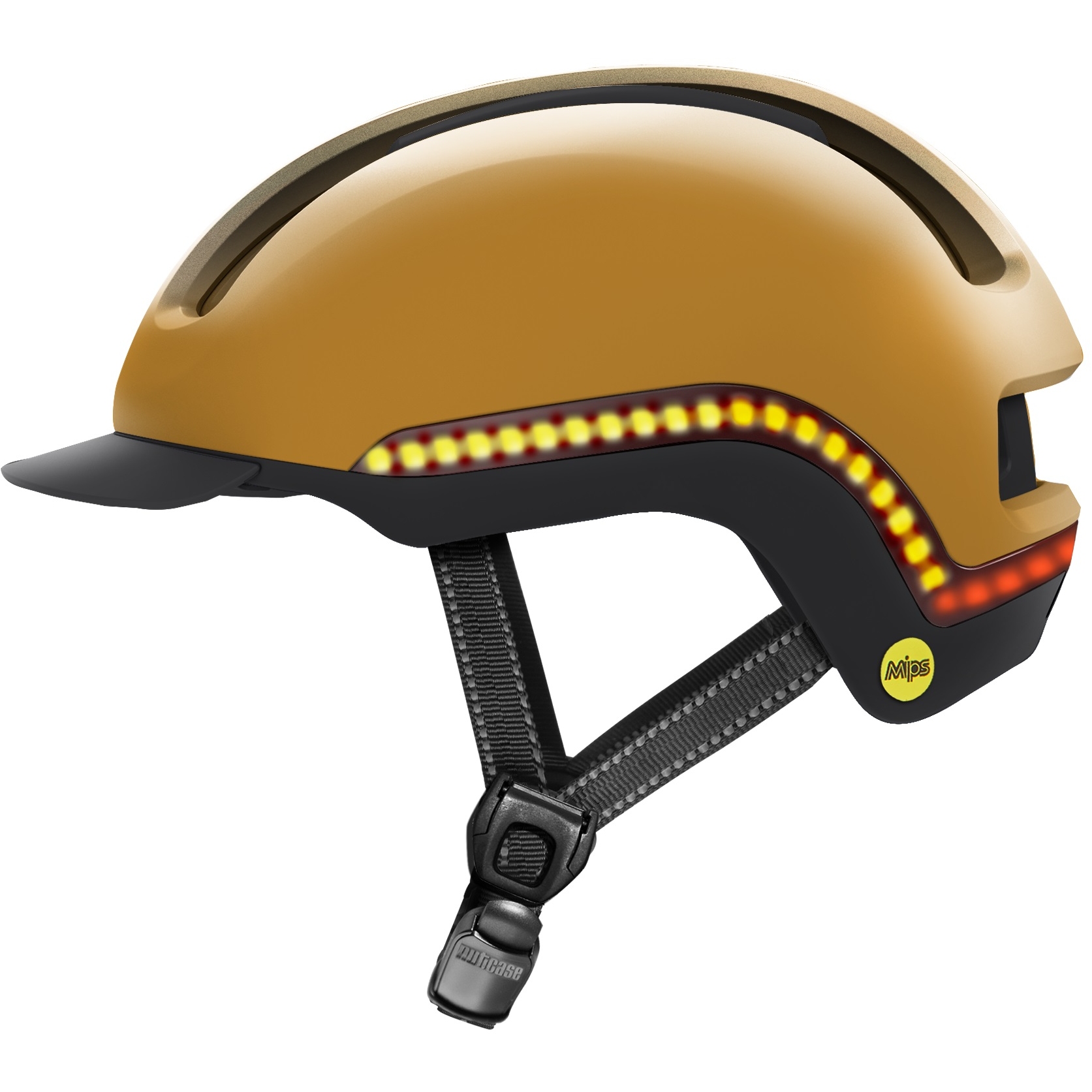 Productfoto van Nutcase Vio Commute MIPS LED Helmet - Resin Matte