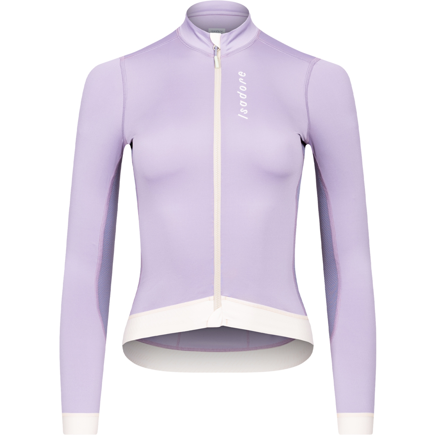 CUBE TEAMLINE Fietsshirt met Lange Mouwen Dames - white´n´blue´n´red