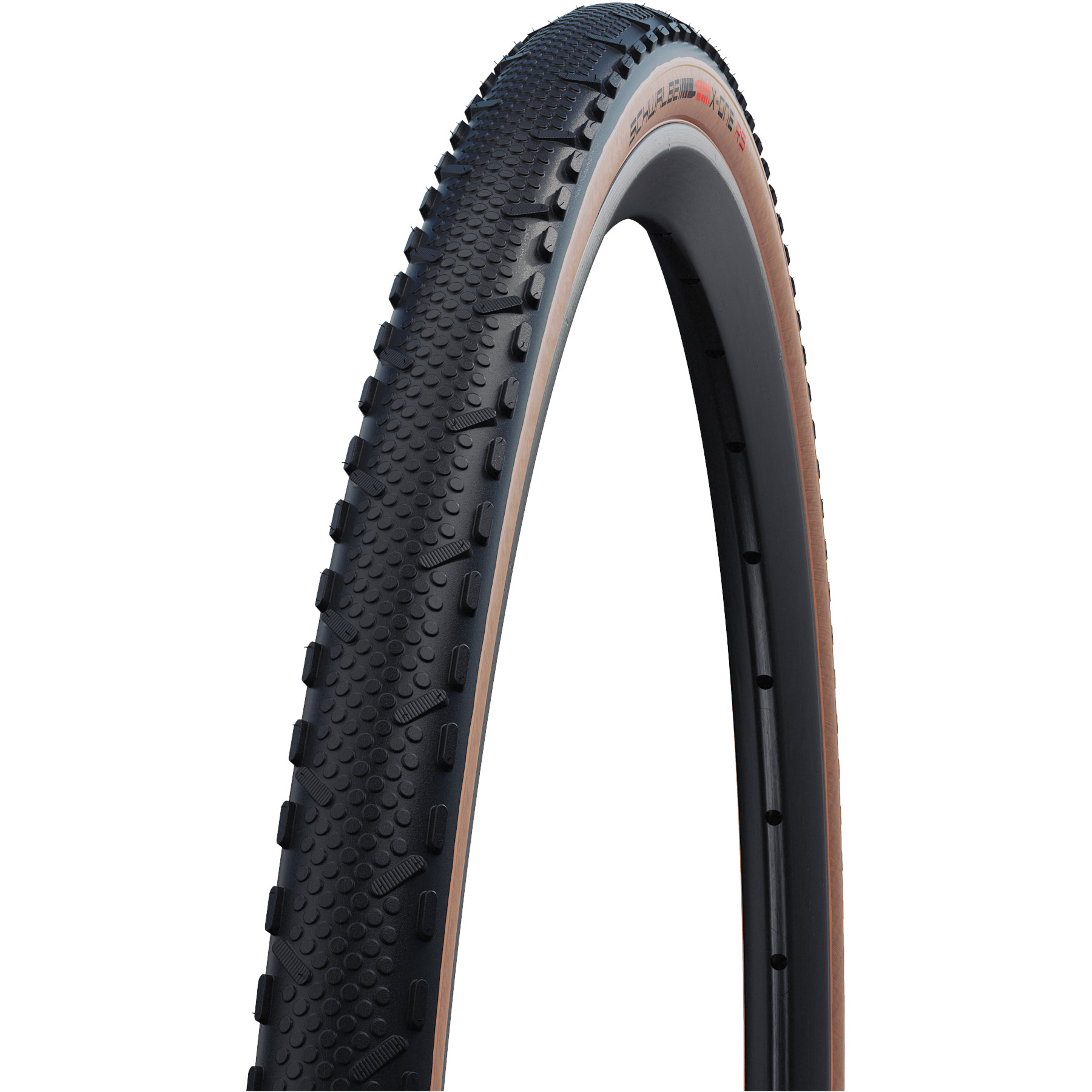 Picture of Schwalbe X-One Rs Folding Tire - Evolution | Addix Race | Super Race | V-Guard | TLEasy - E-25 - 33-622 | Transparent Sidewall