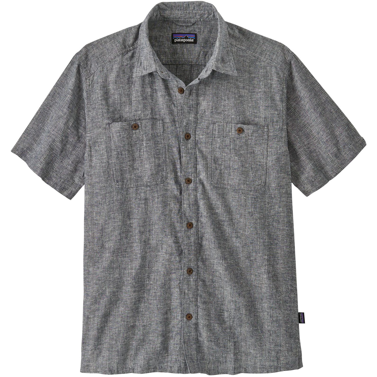 Picture of Patagonia Back Step Shirt Men - Swell Dobby: New Navy
