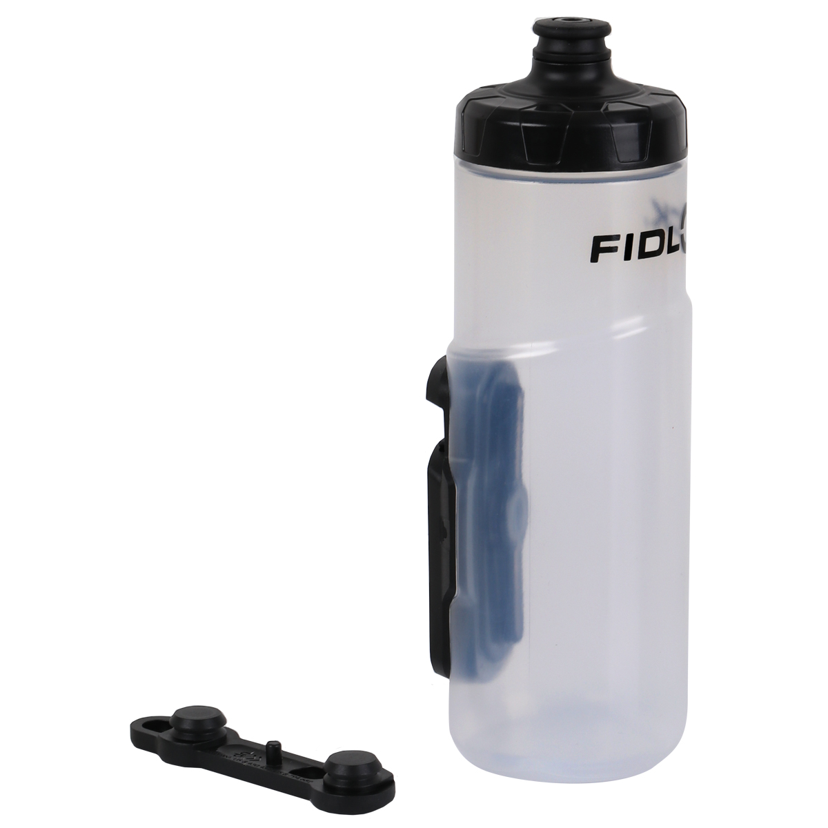 Produktbild von Fidlock Twist Set Trinkflasche 600 ml + Bike Base Halterung - weiß transparent