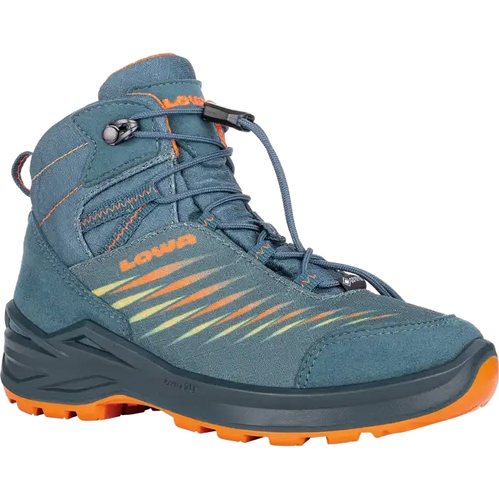 LOWA Zirrox II GTX Mid Junior Shoes Kids - petrol/mango