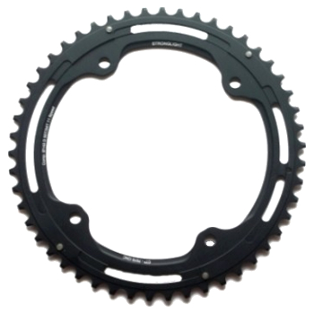 Productfoto van Stronglight CT2 Road Chainring - 4-Arm - 145mm - Campagnolo 11-speed - Type F - black