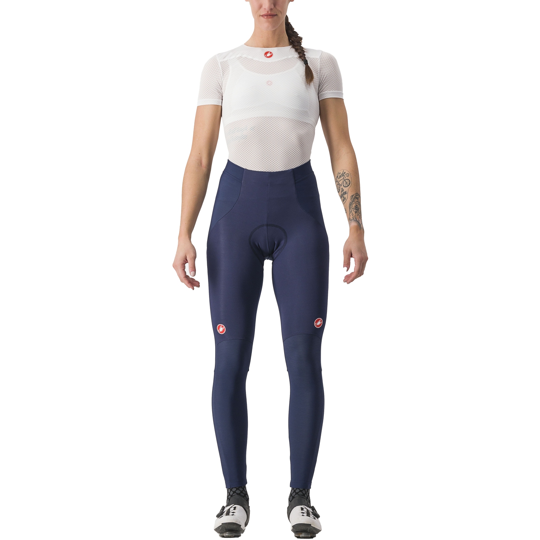 Picture of Castelli Sorpasso RoS Tights Women - belgian blue/silver reflex 424