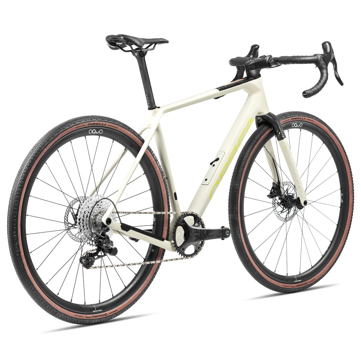 Orbea TERRA M20 TEAM GRX RX820 Gravel Bike 2024 Ivory White Spicy Lime gloss