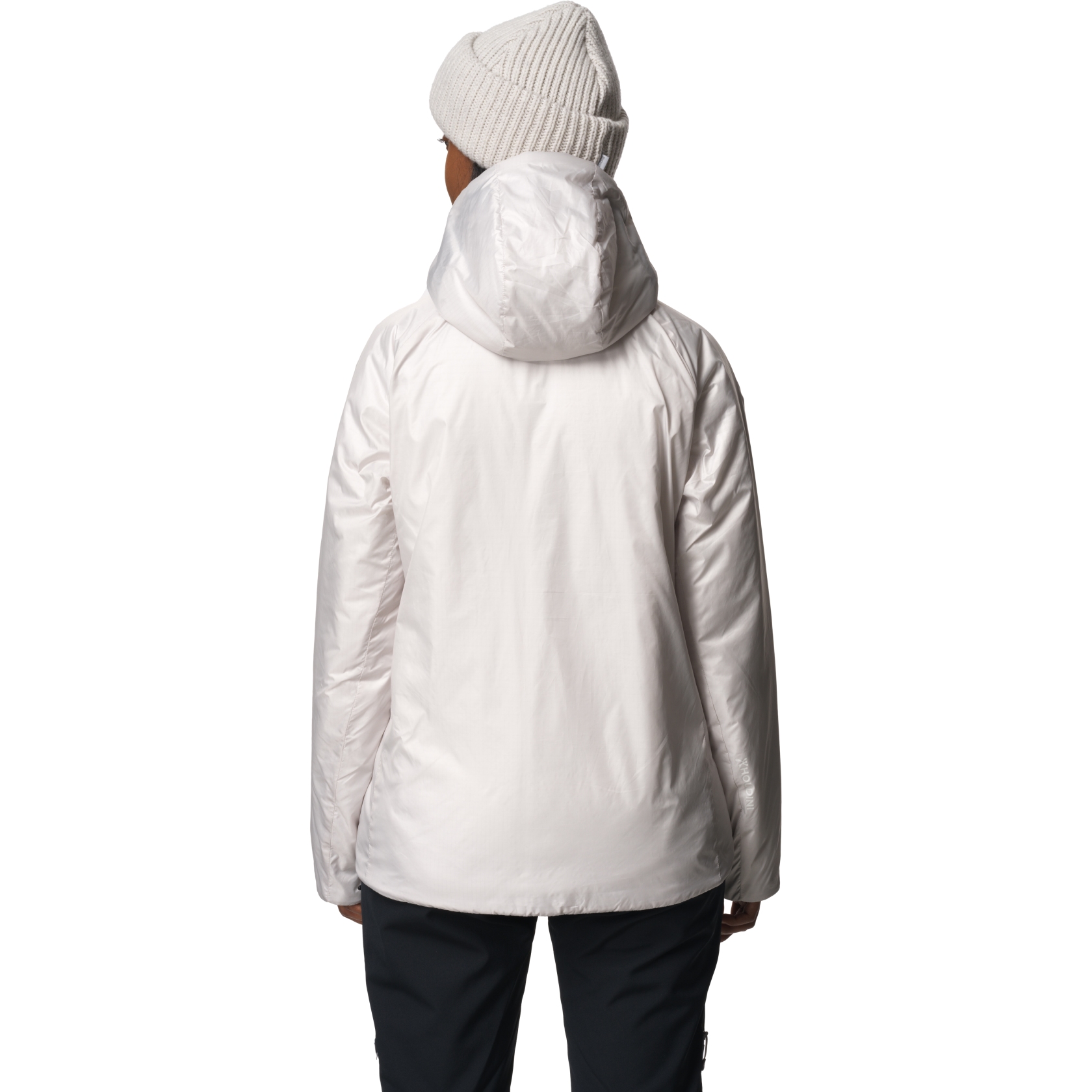Houdini Dunfri Hooded Jacket Women - A Touch Of Gray | BIKE24