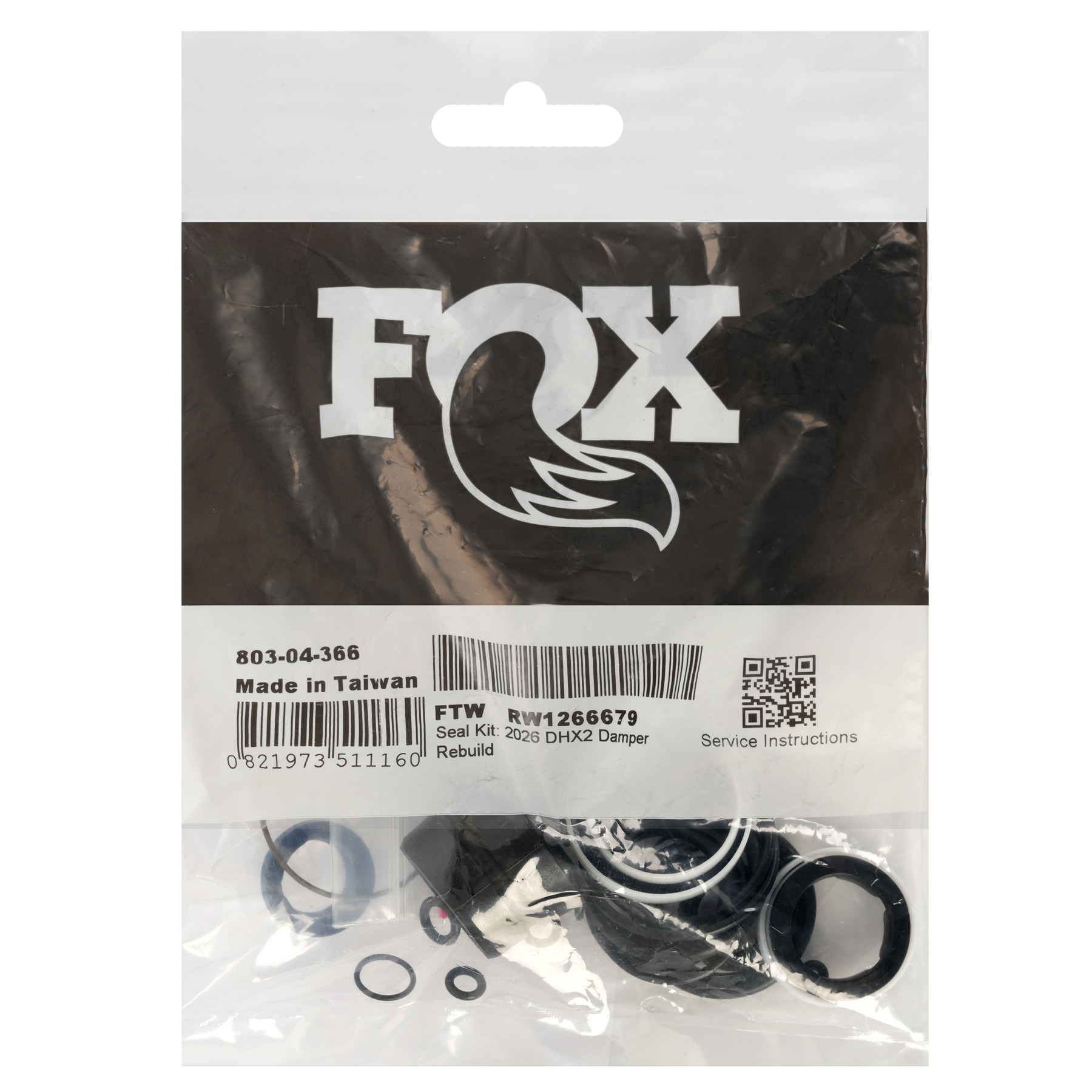FOX Rebuild Seal Kit - 803-04-366 | for DHX2 Rear Shock (2026