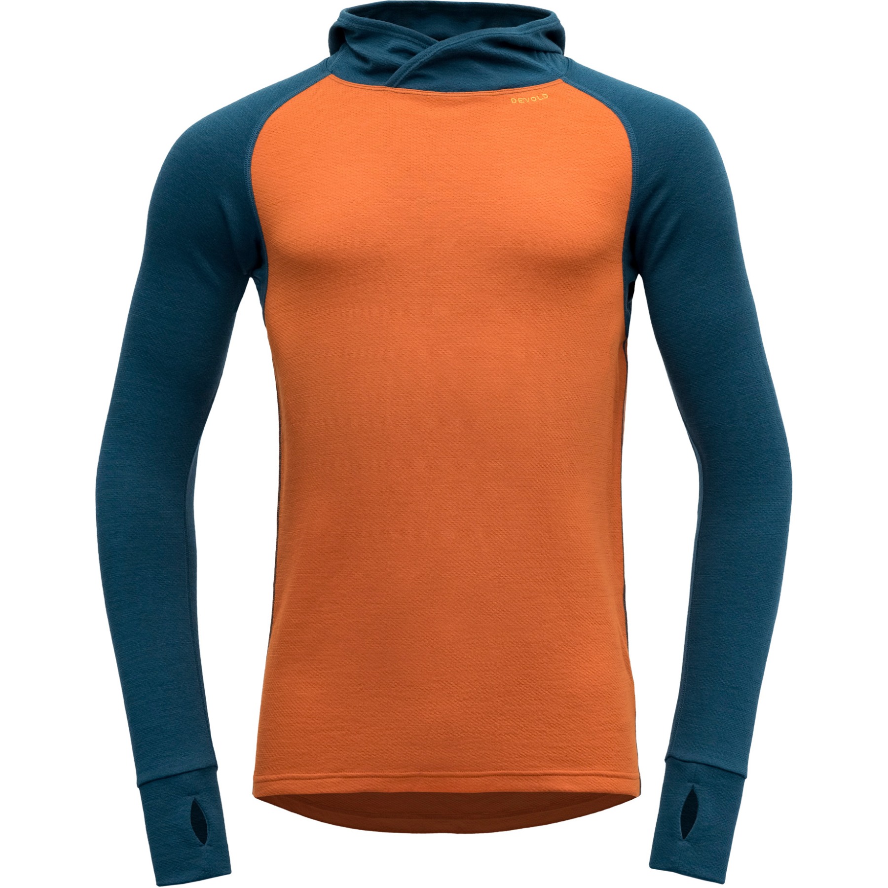 Picture of Devold Expedition Merino 235 Hoodie Men - 130 Flame/Flood