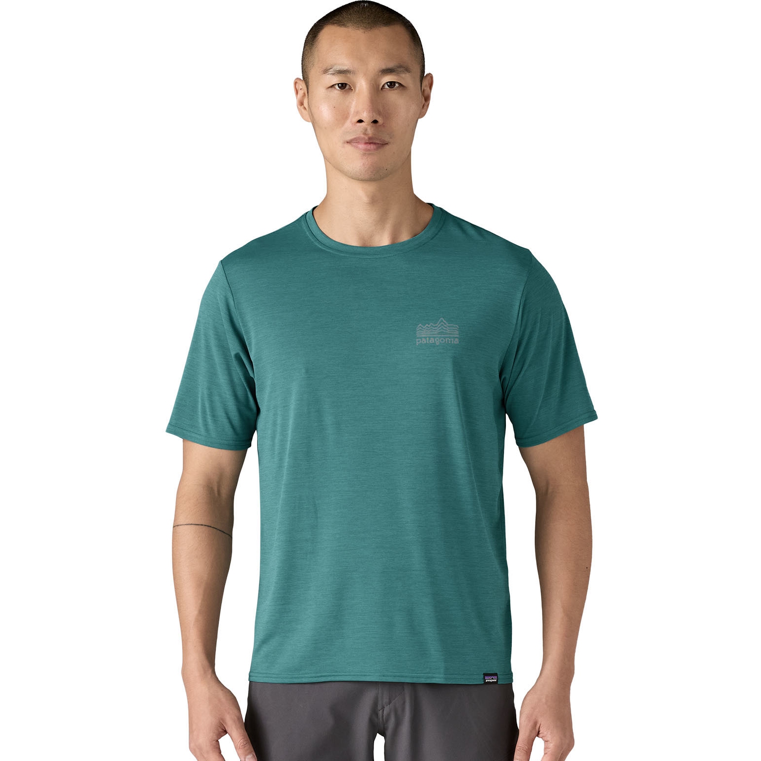 Produktbild von Patagonia Cap Cool Daily Graphic Shirt Men - Strataspire: Wetland Blue X-Dye