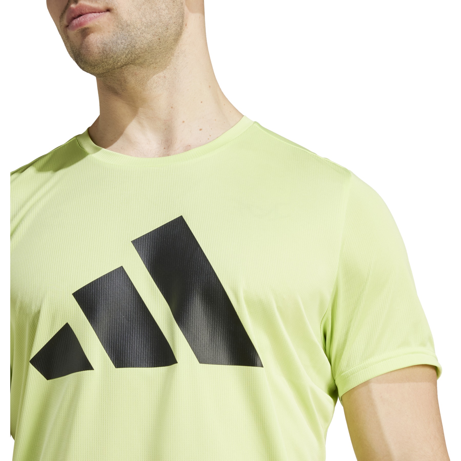 Adidas t shirt herren neon grün best sale