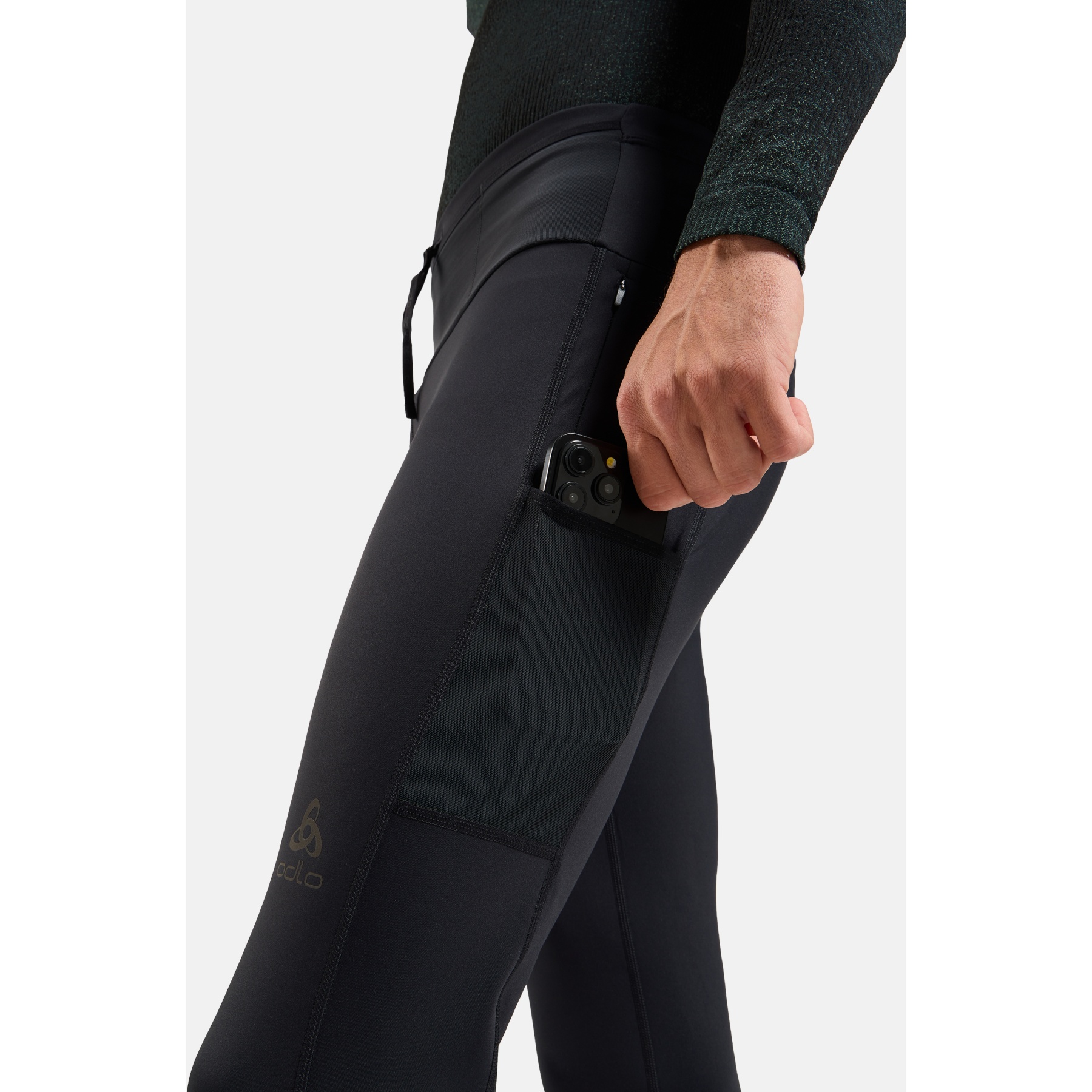 Odlo Malla Trail Running Hombre X-Alp Warm Cargo negro BIKE24