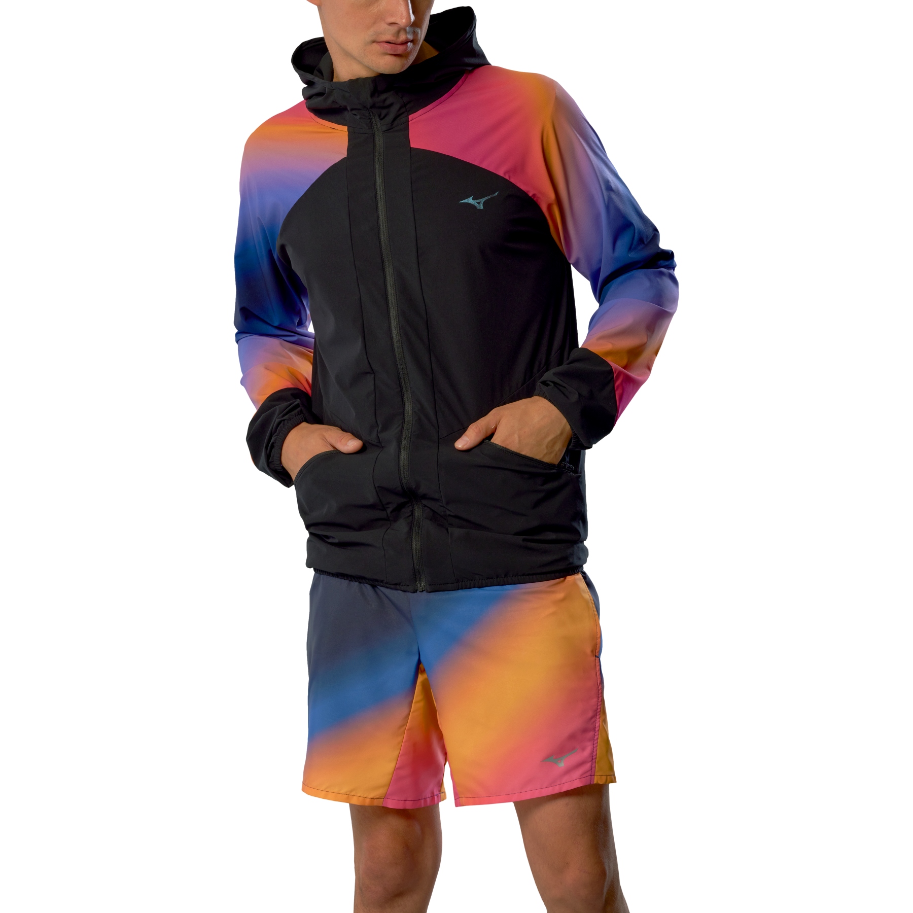 Mizuno Veste à Capuche Homme - Active Alpha - Yuuyake | BIKE24