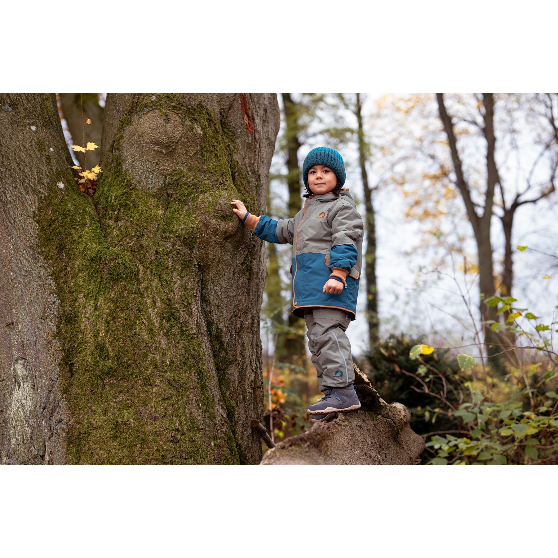 Finkid MOSKA MUKKA Winterjacke Kinder vetiver/almond BIKE24