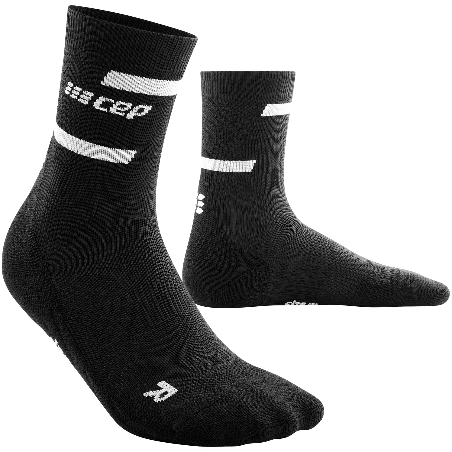 Picture of CEP The Run Mid Cut Compression Socks V4 - black