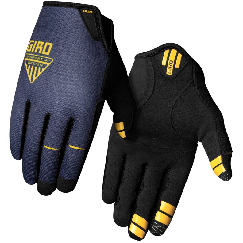 Picture of Giro DND Bike Gloves Men - dark shark/spectra yellow