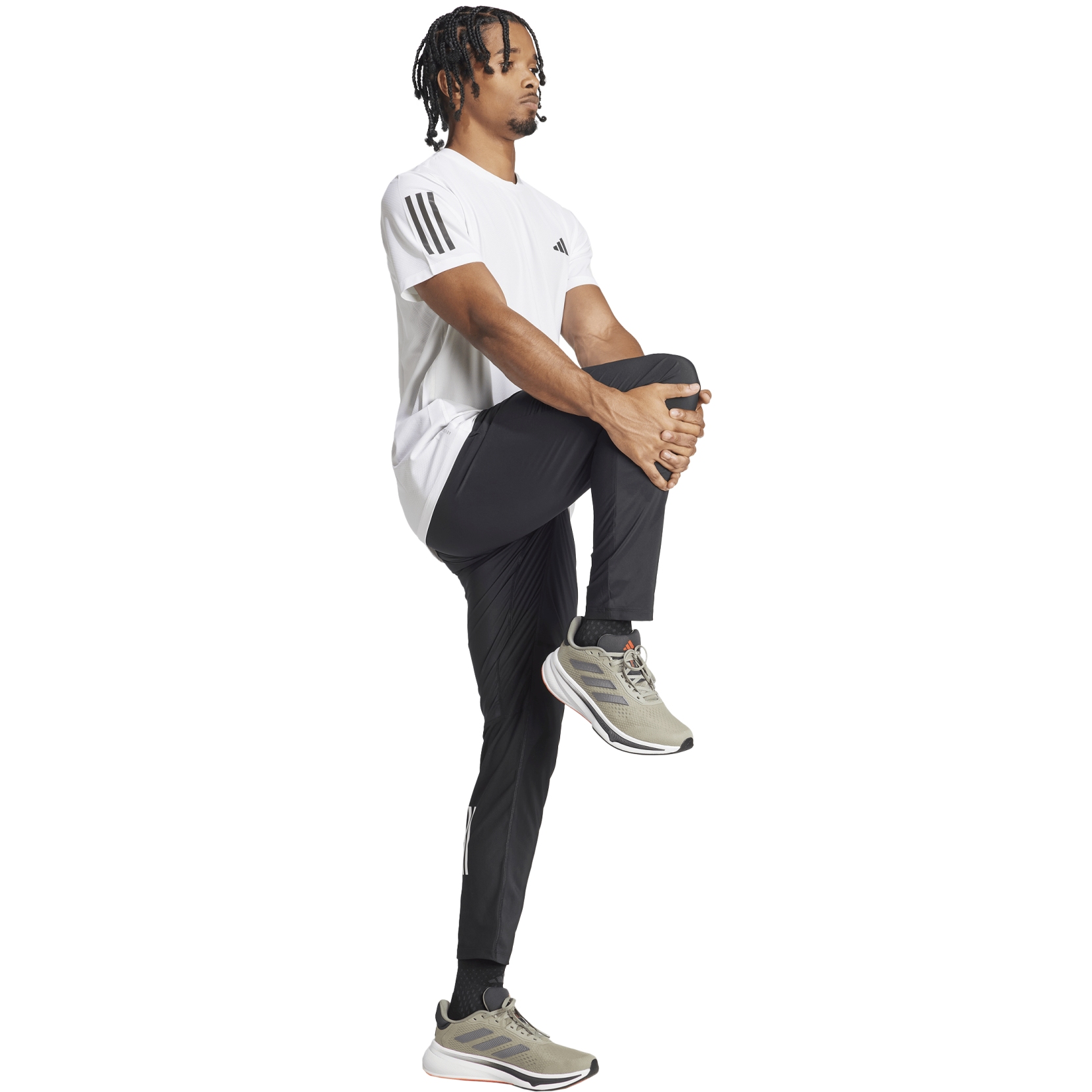 Mens black and white adidas t shirt sales