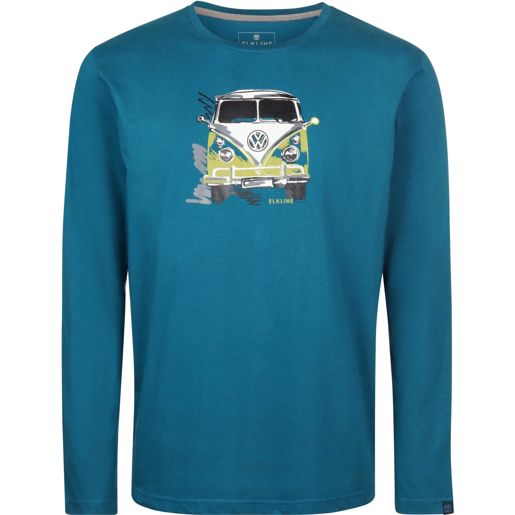Produktbild von Elkline LANGE DABEI Langarm-Shirt - Lizensiert von VW - blue coral