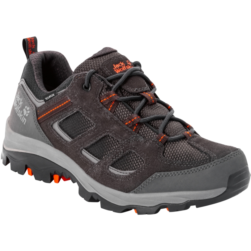 Jack Wolfskin Vojo 3 Texapore Low Hiking Shoes Men - grey / orange | BIKE24