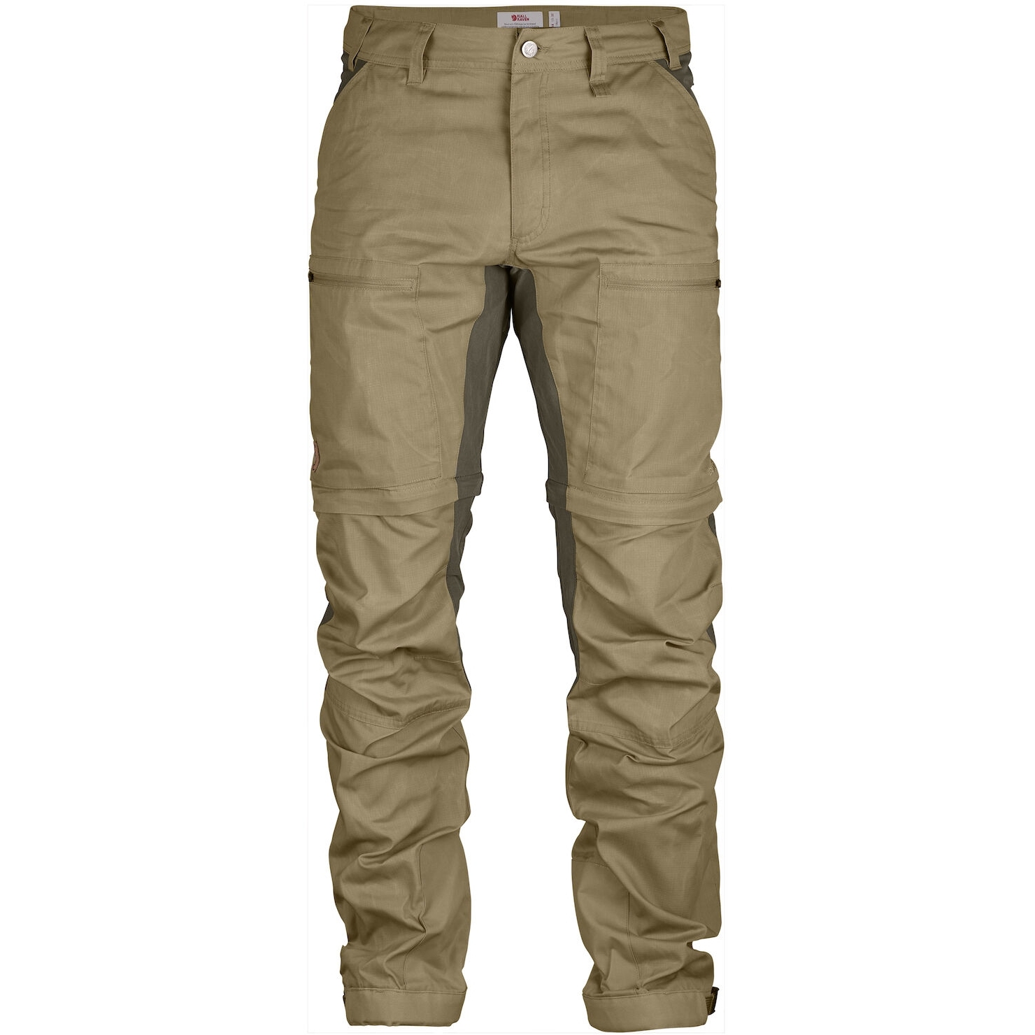 Picture of Fjällräven Abisko Lite Trekking Zip-Off Trousers Men - Regular - sand-tarmac