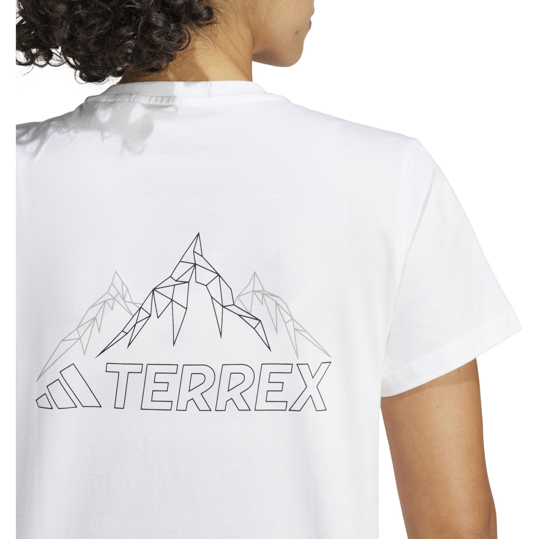 adidas TERREX Graphic MTN 2.0 T-Shirt Women - white IZ0450
