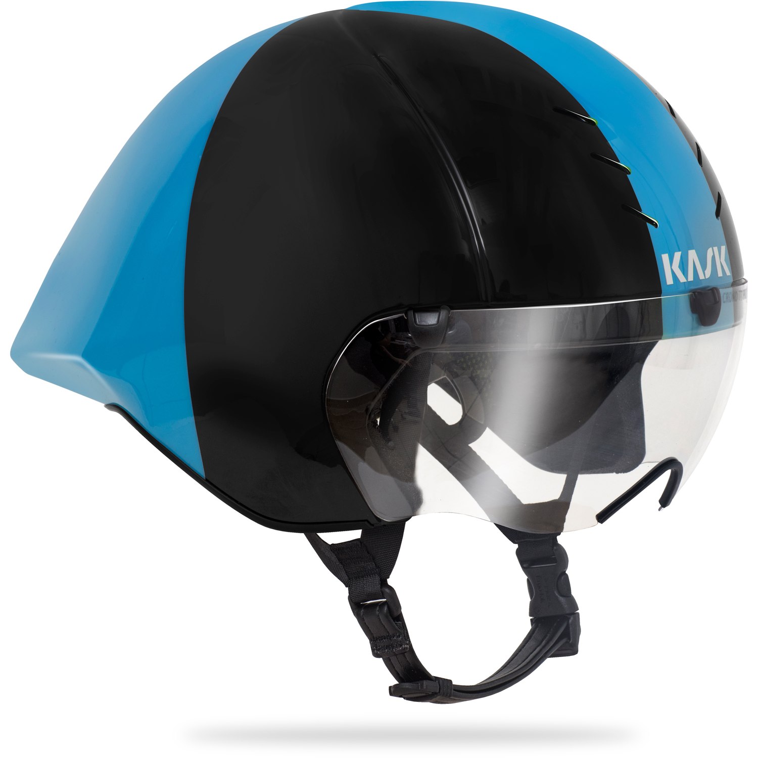 Photo produit de KASK Mistral Trial Helmet - Black/Light Blue