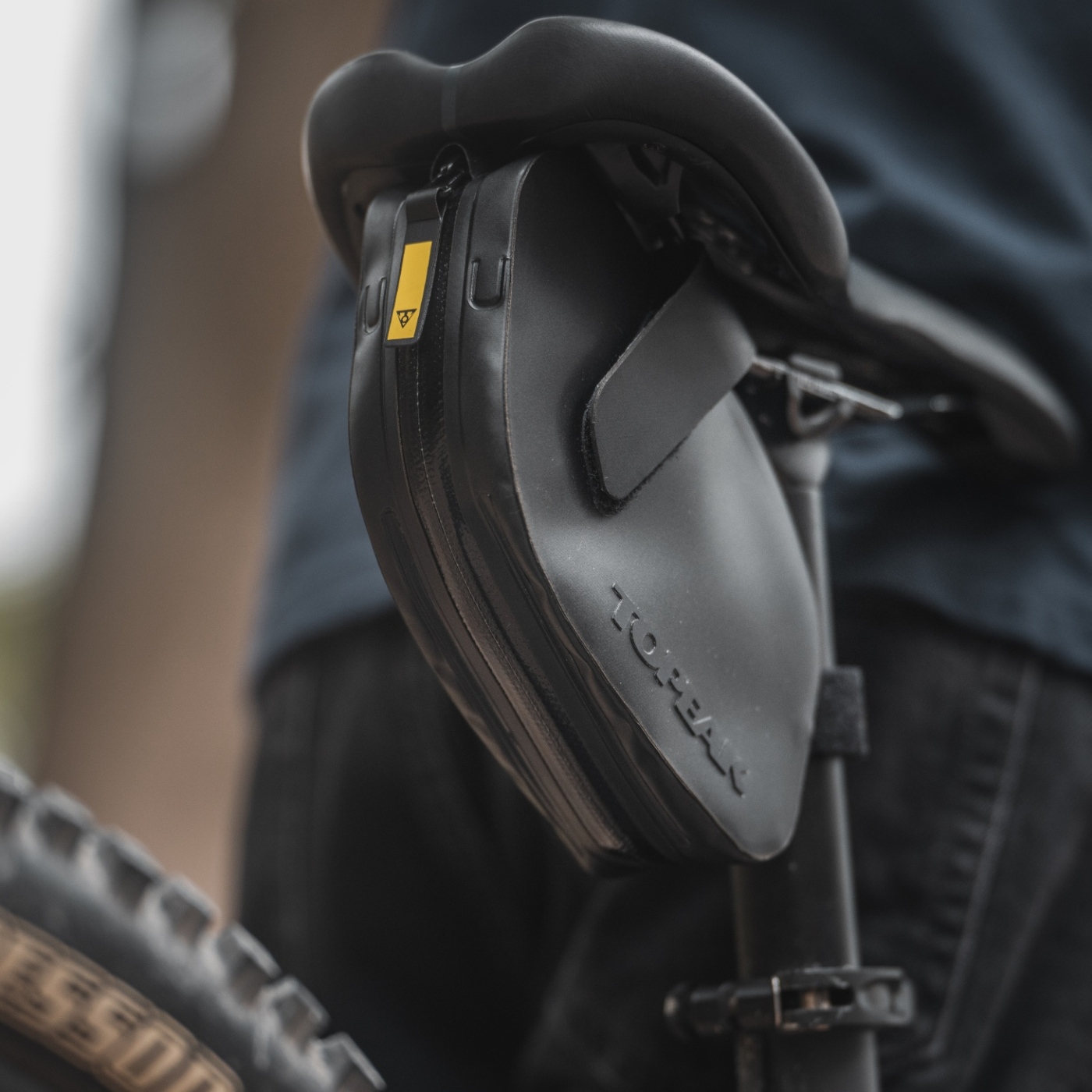 Topeak Wedge DryBag Straps - Sac De Selle Étanché Ultra-Résistant Avec Fixation Par Sangles