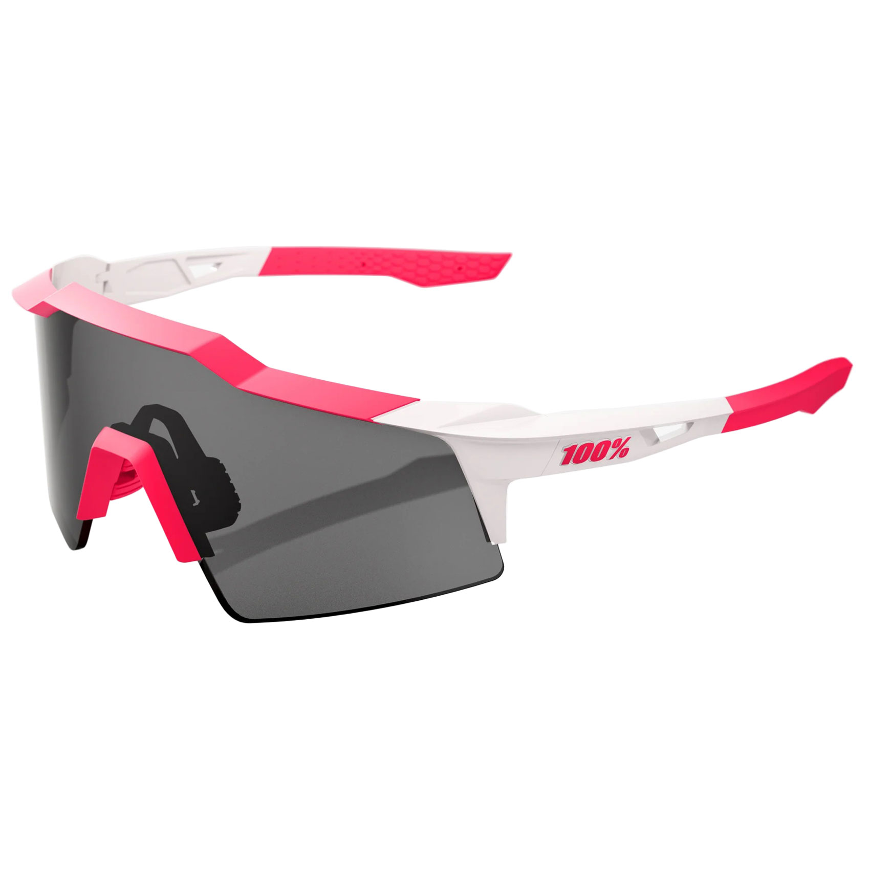 Kuva tuotteesta 100% Silmälasit - Speedcraft SL - Smoke Lens - Puddy Pink White + Clear