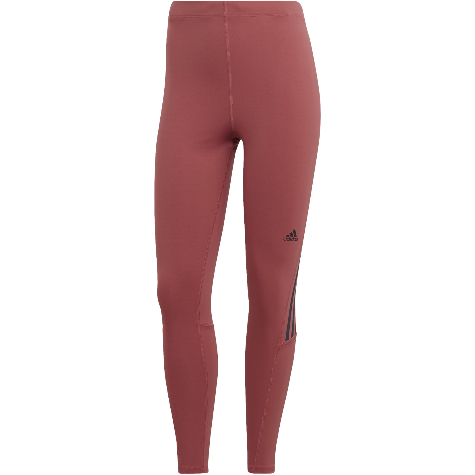 Picture of adidas Run Icons 3-Stripes Running 7/8-Tights Women - wonder red HM1164