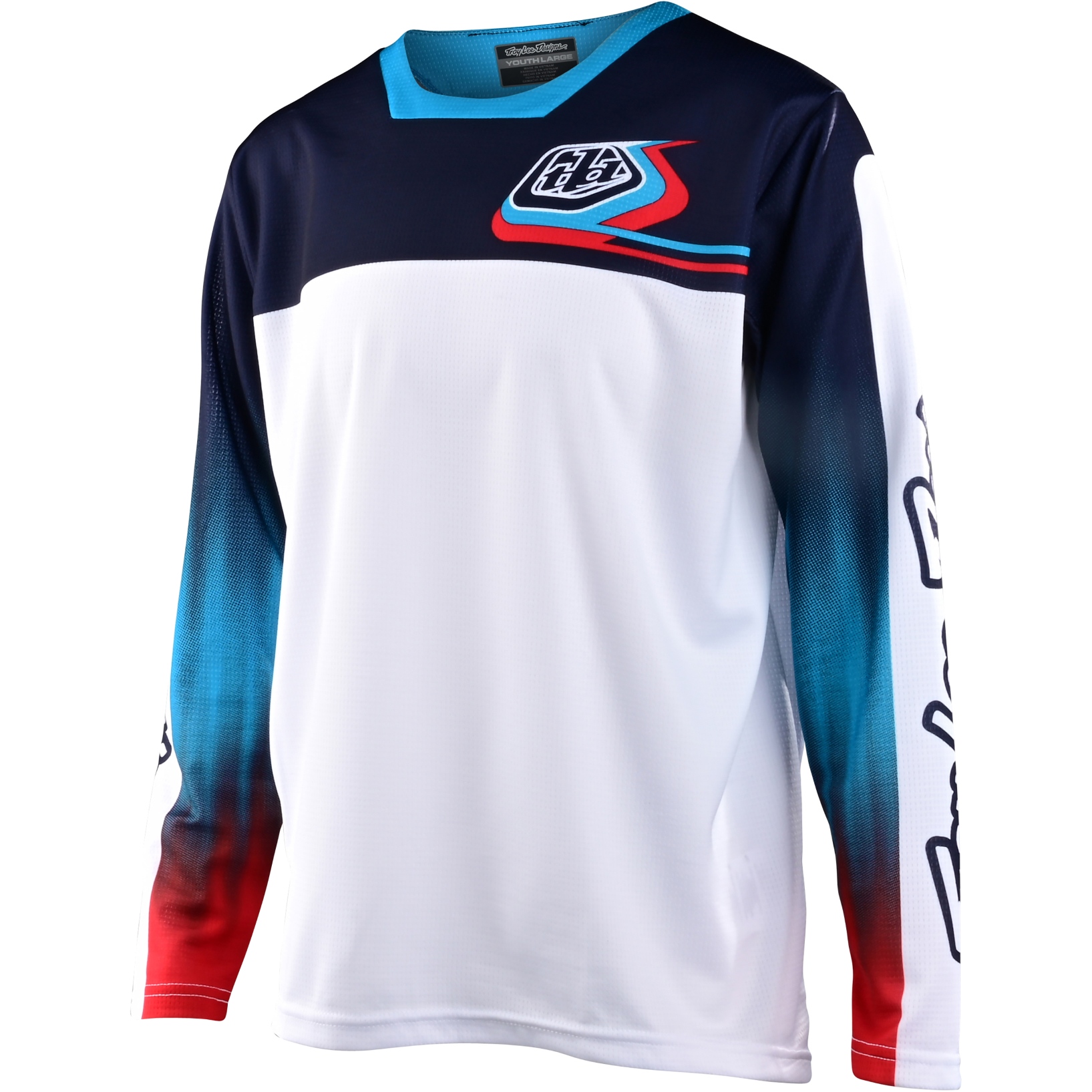 Productfoto van Troy Lee Designs Sprint Jersey Youth - Jet Fuel White