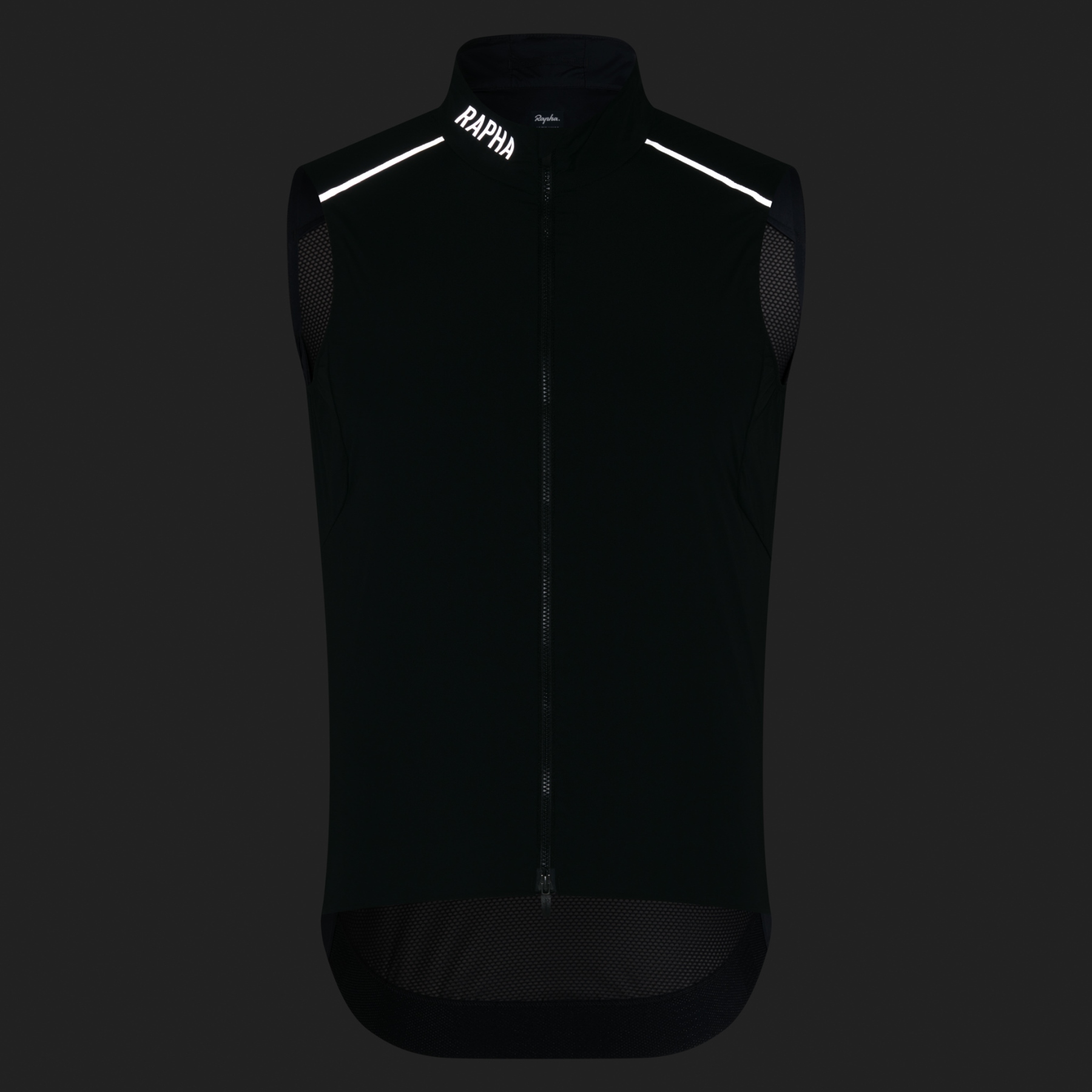 Rapha Pro Team Vest Men - black/silver | BIKE24