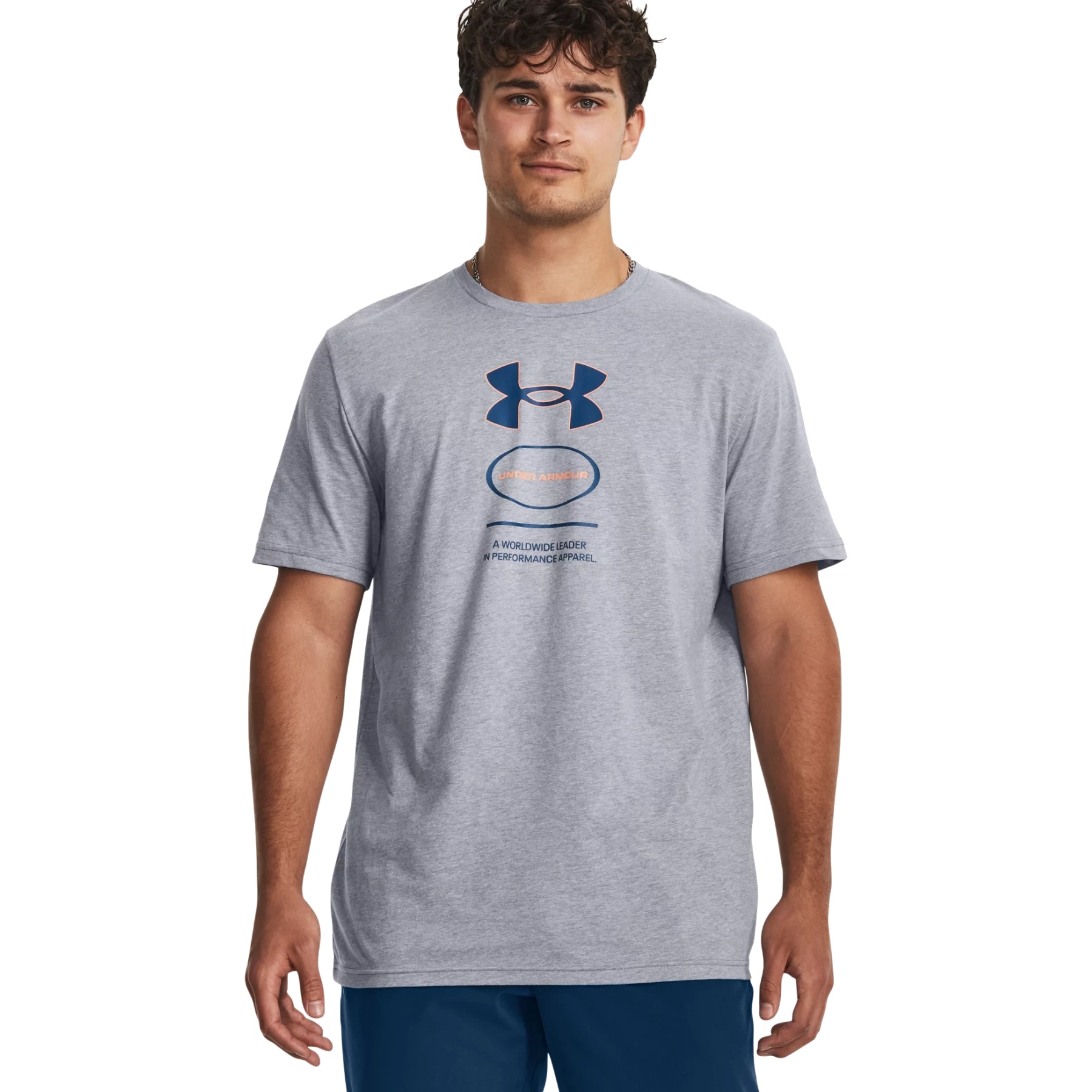 Under Armour Men's UA Sportstyle Logo Short Sleeve (Carolina Blue)