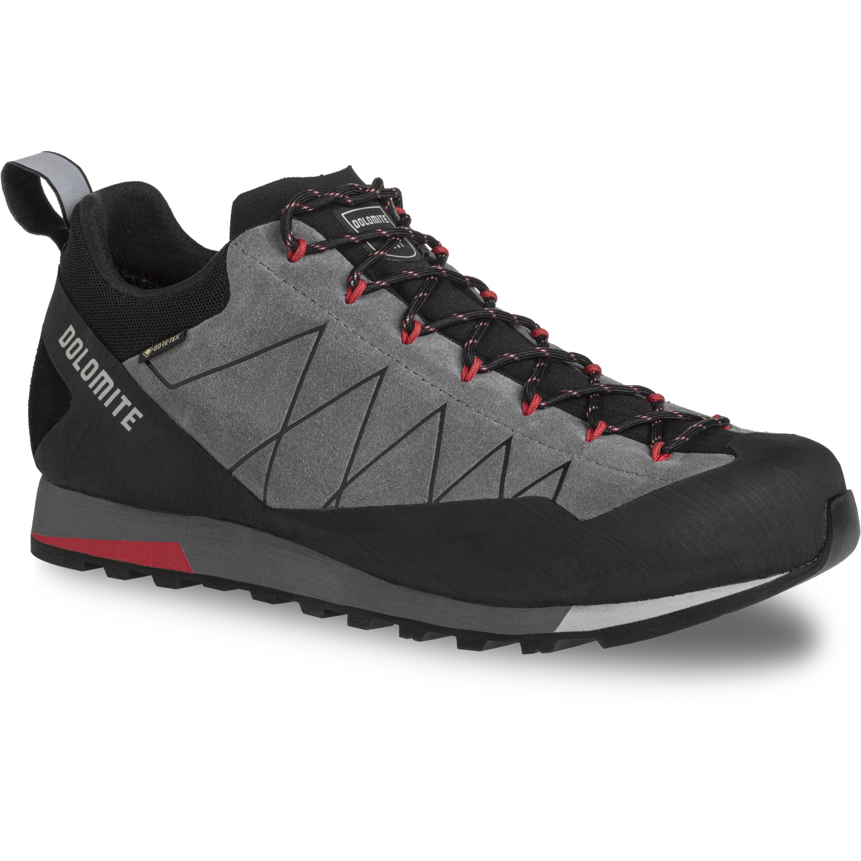 Picture of Dolomite Crodarossa Low GTX Approach Shoes - gunmetal grey/fiery red
