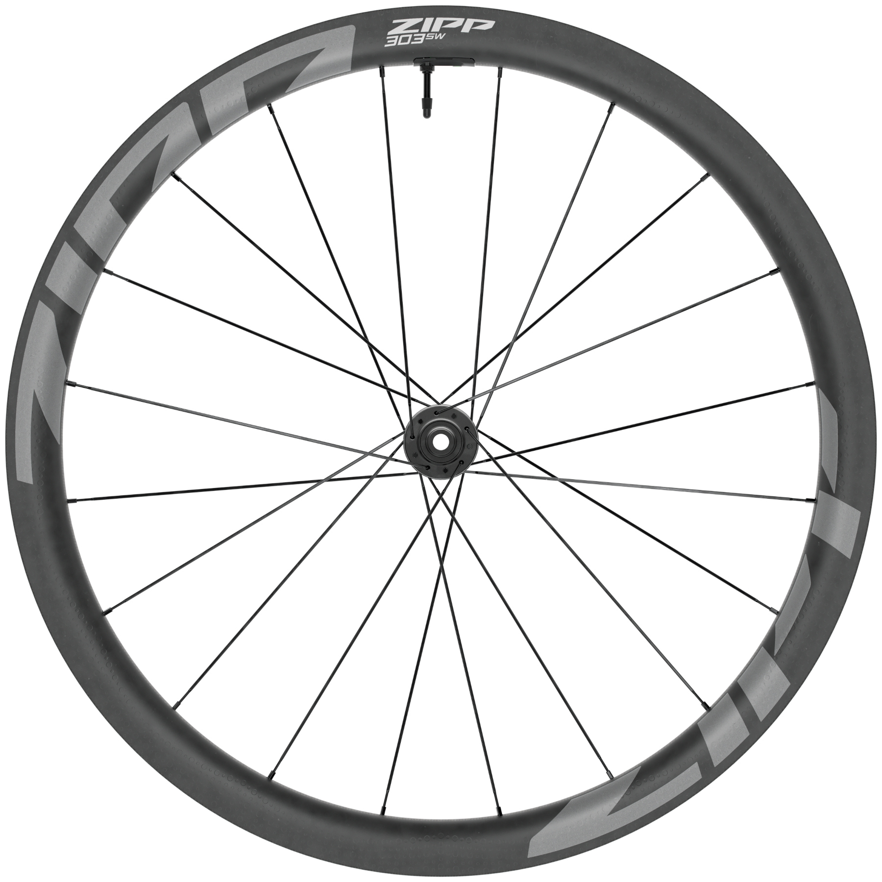 Productfoto van ZIPP 303 SW Voorwiel - 28&quot; | Carbon | Hookless | Centerlock - 12x100mm
