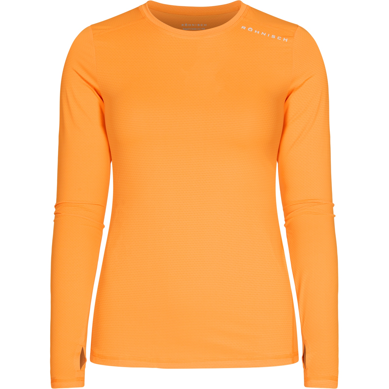 Foto de Röhnisch Camiseta de Manga Larga Mujer - Jacquard - Blazing Orange