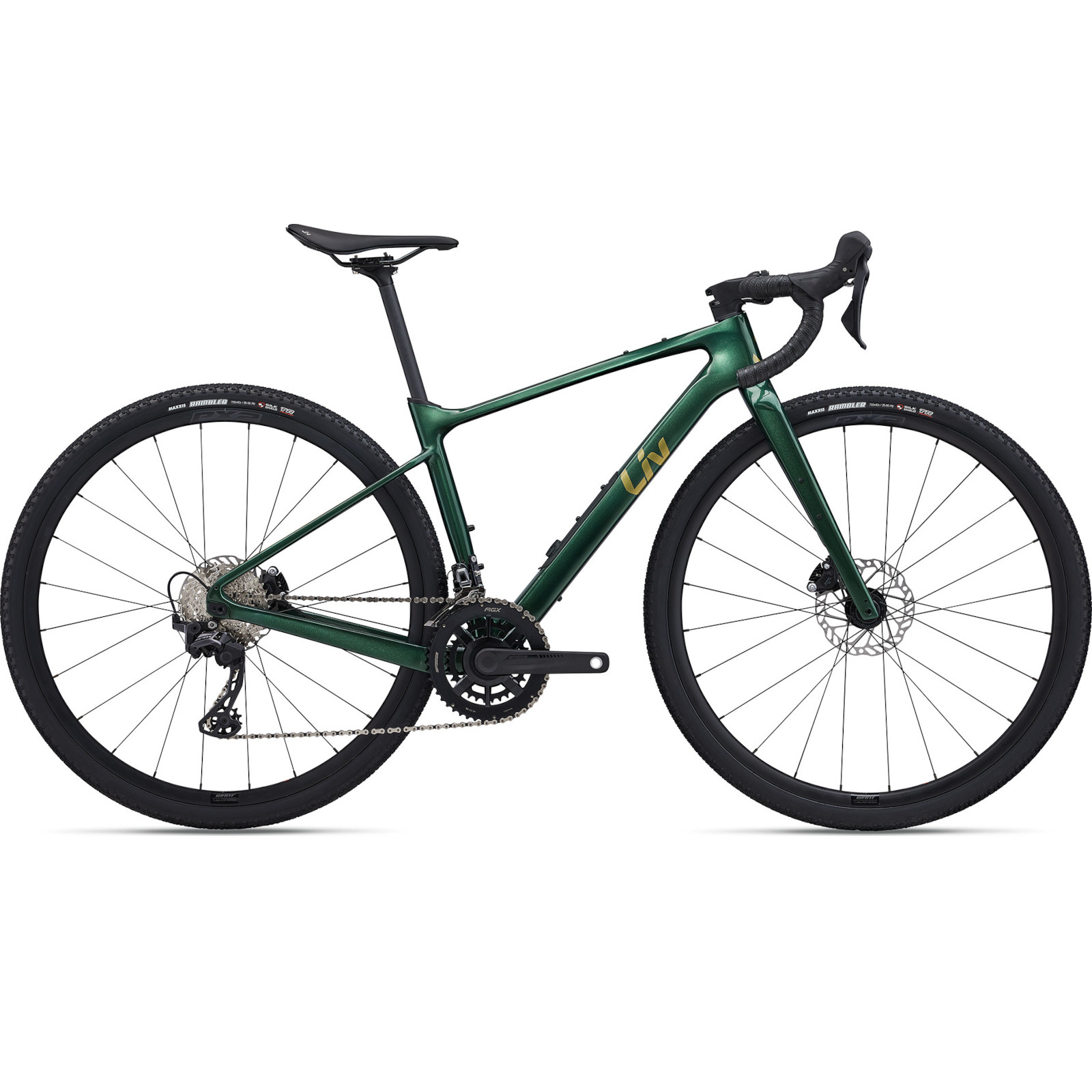 Productfoto van Liv DEVOTE ADVANCED 2 - Dames Carbon Gravel Bike - 2024 - Kelp Forest