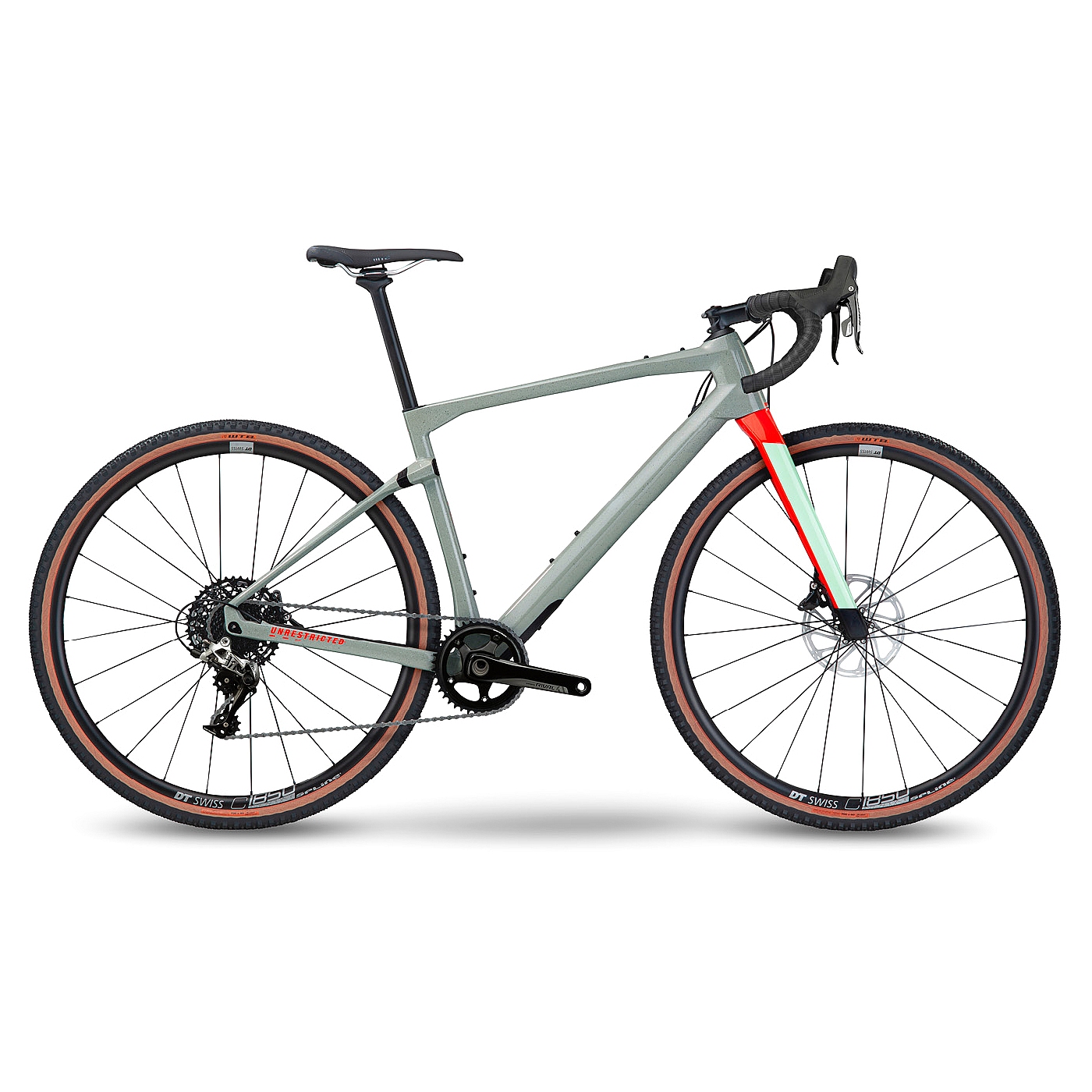 Produktbild von BMC URS ONE - Carbon Gravel Bike - 2023 - speckle grey / neon red