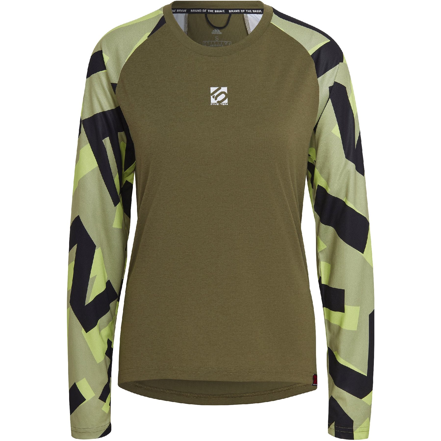 Picture of Five Ten TrailX Women&#039;s Longsleeve - Focus Olive / Magic Lime