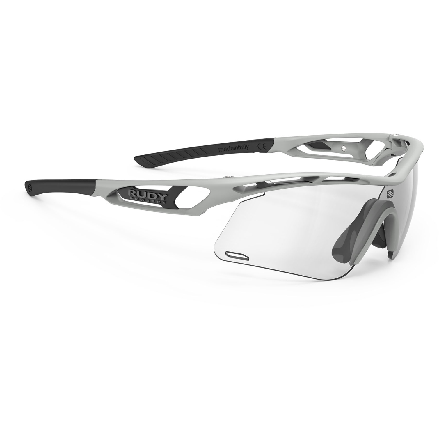 Image of Rudy Project Tralyx+ Slim Glasses - Light Grey Matte/ImpactX Photochromic 2 Laser Black