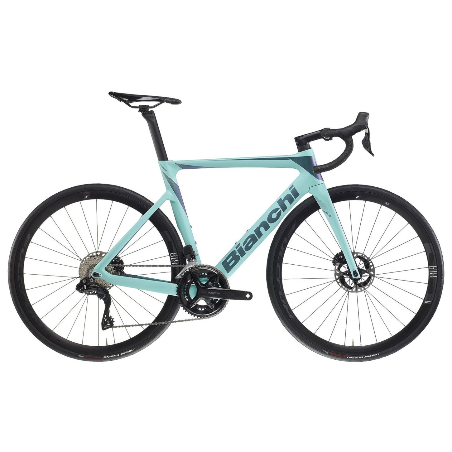 Bianchi OLTRE RACE 105 Di2 Carbon Road Bike 2025 CK16 irid matt