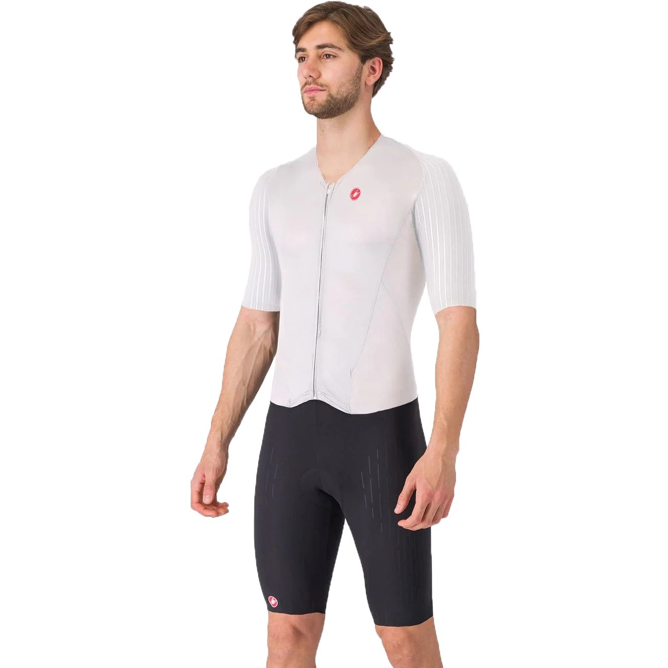 Photo produit de Castelli Combinaison Vélo Homme - Free Sanremo 3 - blanc/noir 101