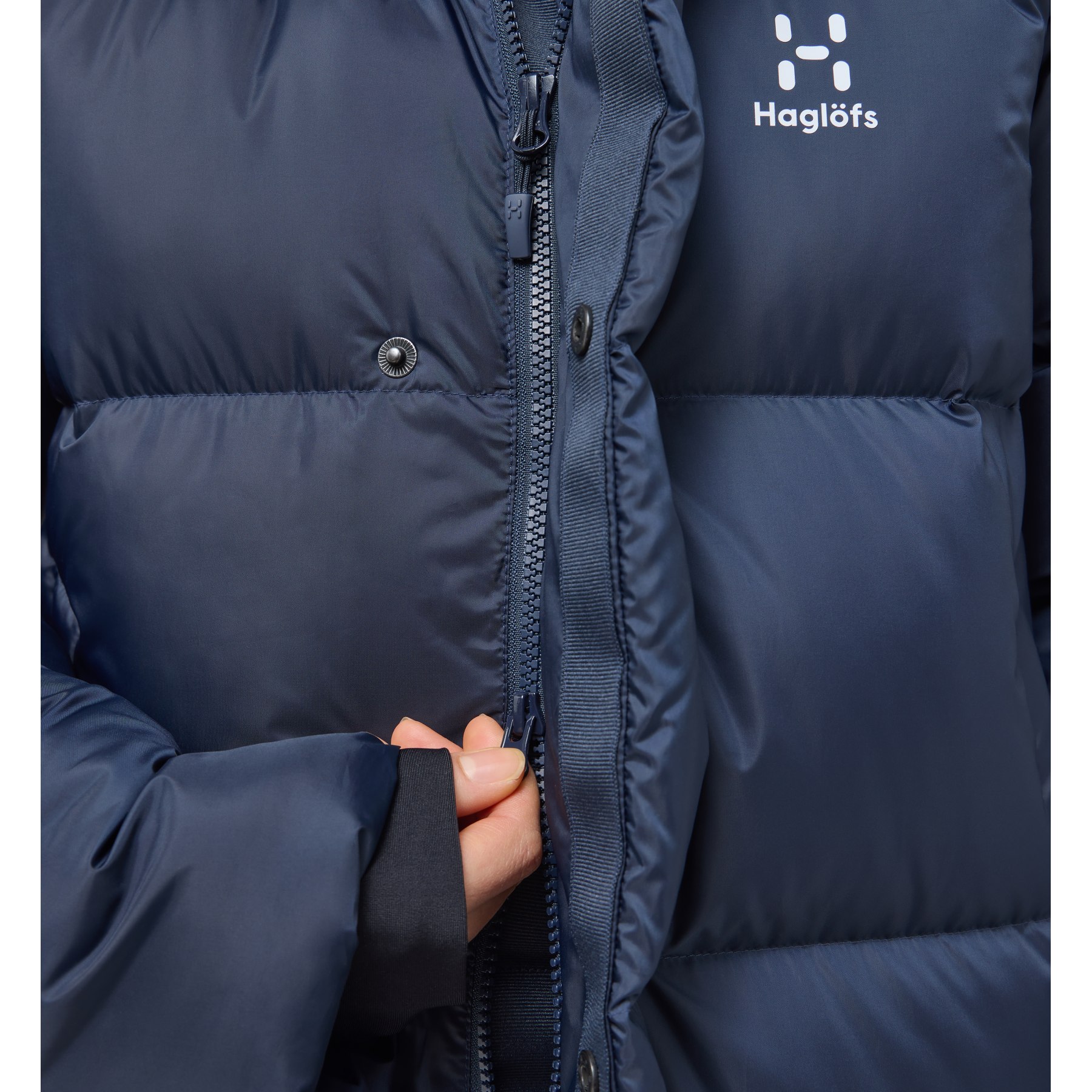 Haglöfs Long Down Parka Women - tarn blue 3N5 | BIKE24 Haglöfs Long Down Parka Women - tarn blue 3N5 | BIKE24