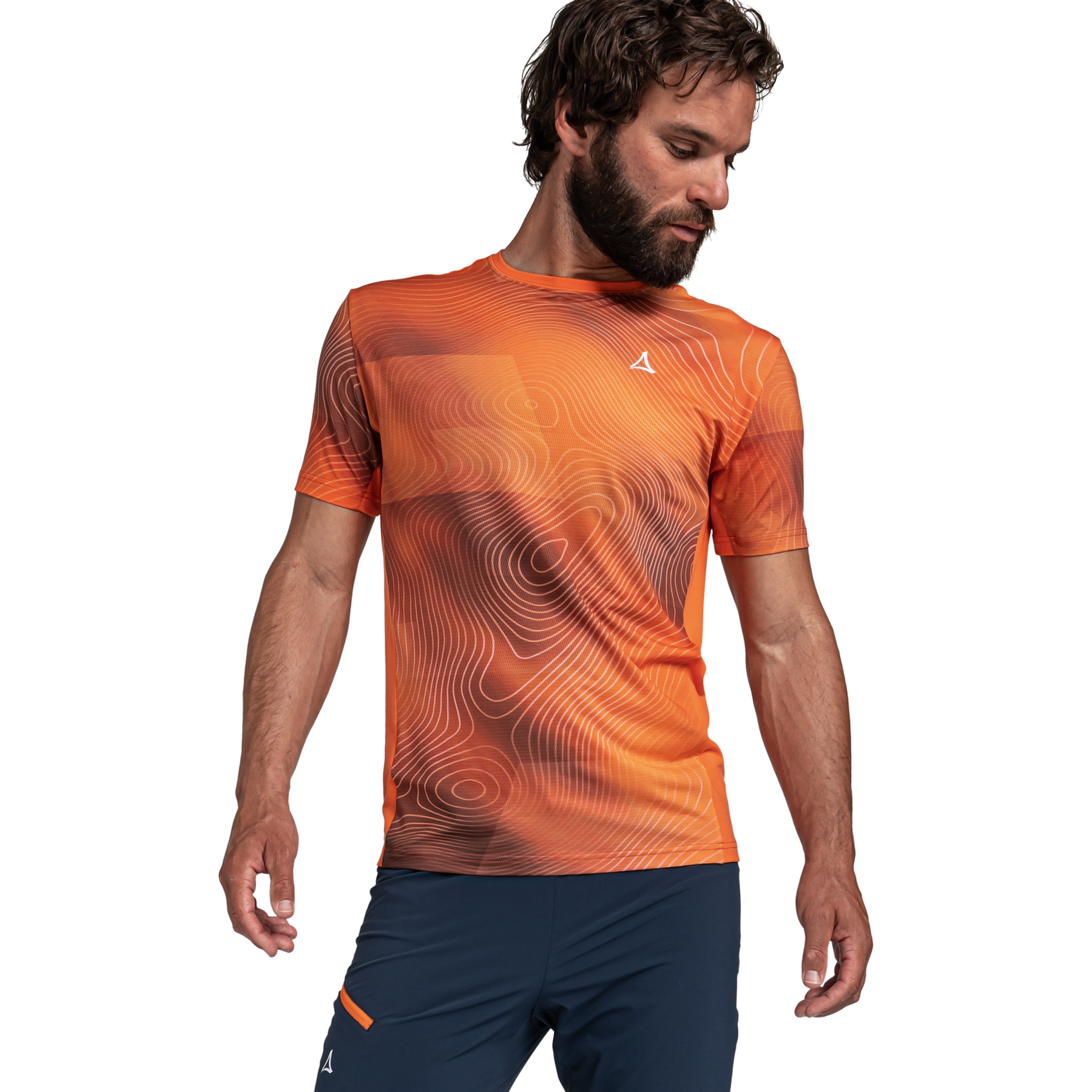 Productfoto van Schöffel Ardal T-Shirt Heren - red orange 5360