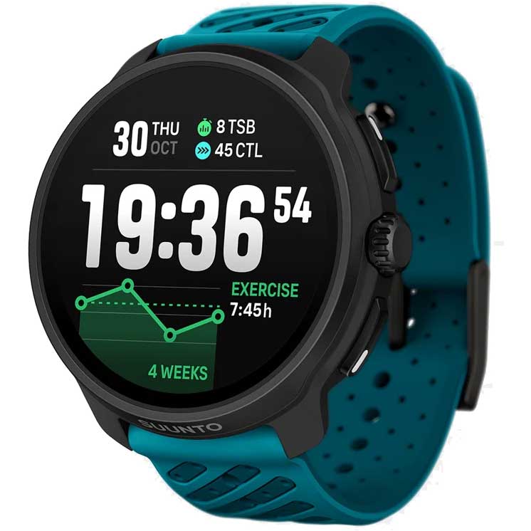 Montre GPS multisport légère Suunto 5 Peak, bleue, défectueuse