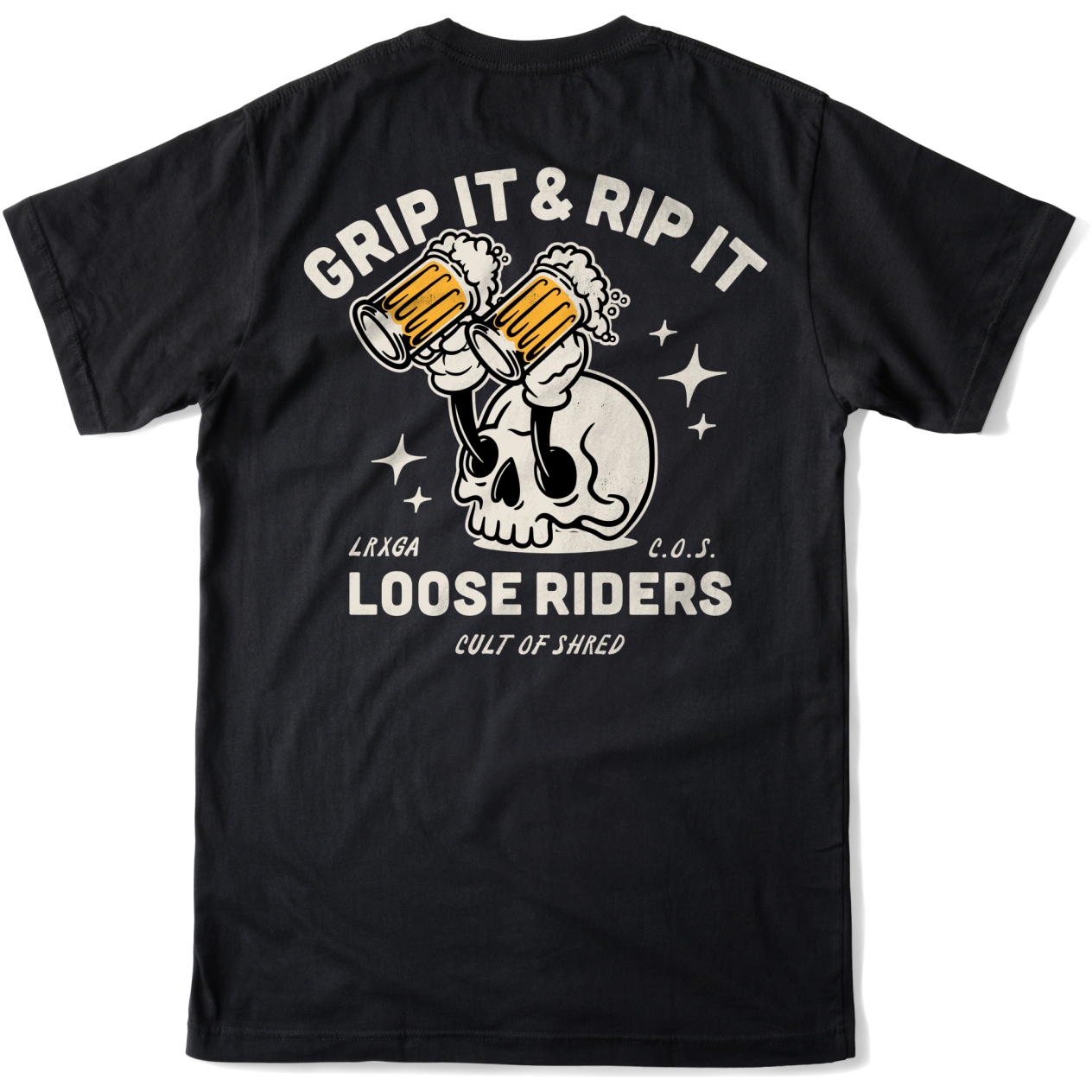 Produktbild von Loose Riders Beer Now Tech T-Shirt Herren - Grip It Black