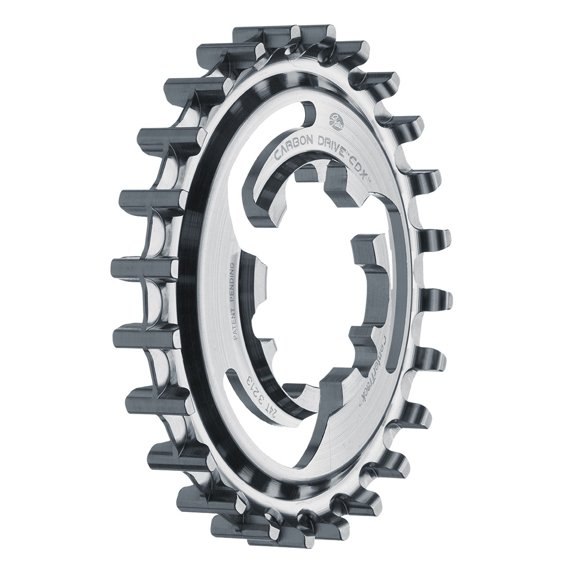 Picture of Gates Carbon Drive CDX Centertrack-Sprocket - Stainless Steel - enviolo - silver