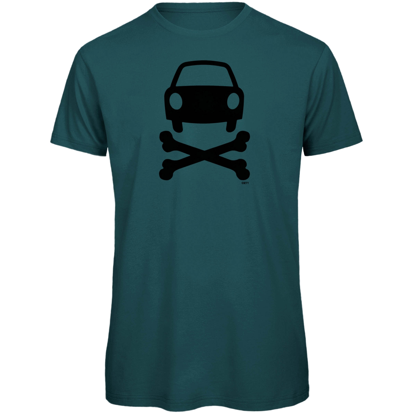 Imagen de RTTshirts Camiseta Bicicleta - No Car - azul