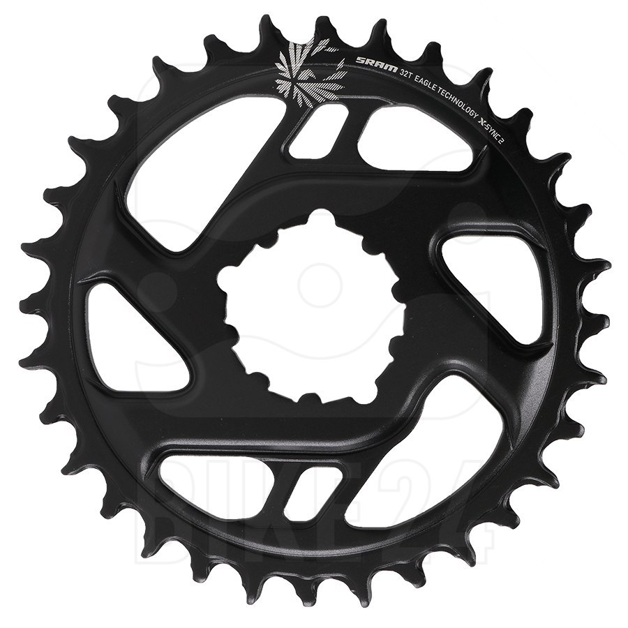 Productfoto van SRAM Eagle X-SYNC 2 Direct Mount Chainring - Cold Forged - 3mm Offset - Boost - black