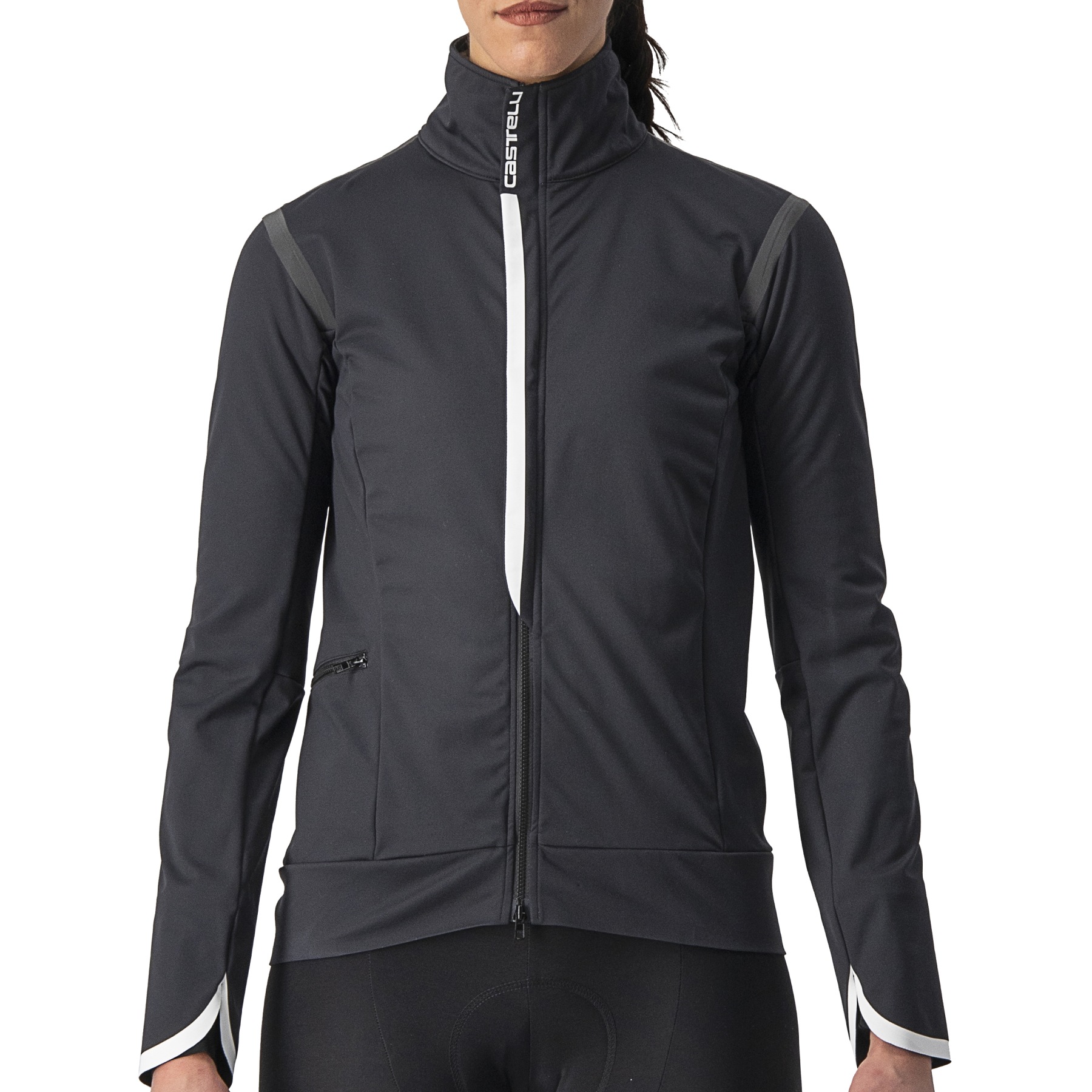 Picture of Castelli Alpha Ultimate Insulated Women&#039;s Jacket - light black/white 085